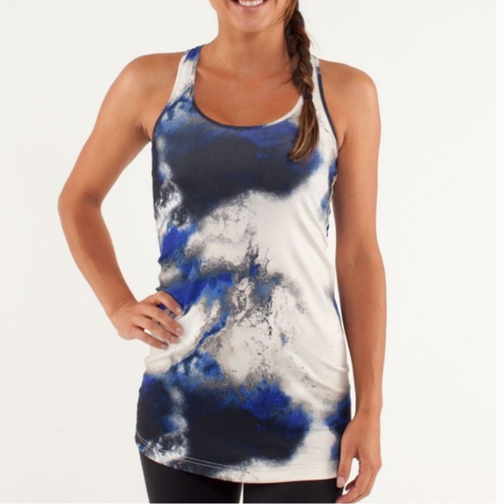 Lululemon Cool Racerback in extra long - milkyway